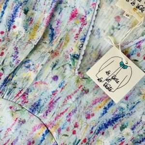 Vestido Emma Flores Azul