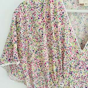 Vestido Emma Flores Blanca