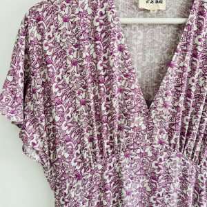 Vestido Emma Flores Fucsia