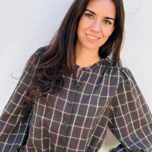 Camisa Eclair Cuadros Marrón