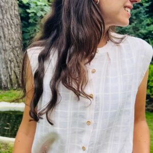 Camisa Eclair sin Manga Cruda